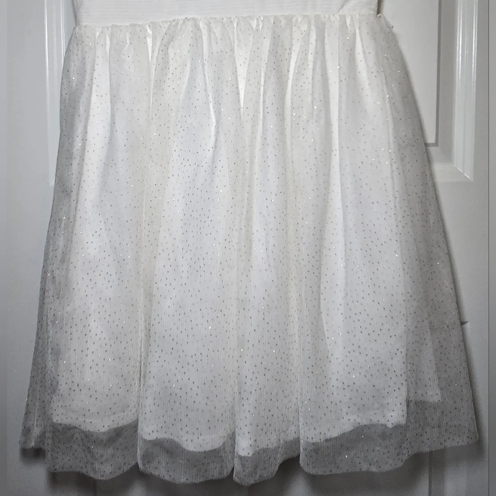 Knit Works Ivory Tulle Skirt‎ Party Dress Girls Size 14